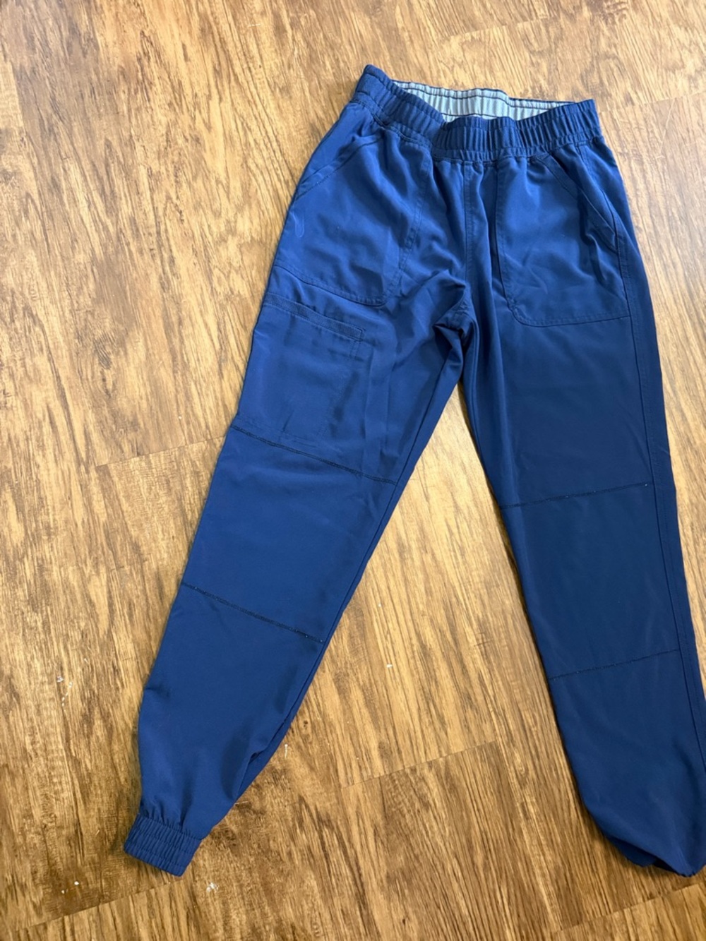 3/$10 Navy Blue Elastic-Waist Jogger scrubs